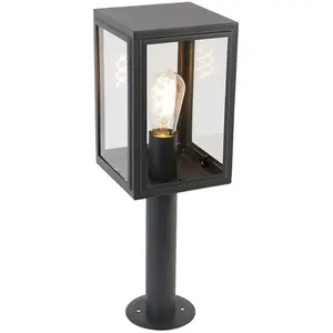 QAZQA Lampadaire d'extérieur gris 50 cm IP44 - SUTTONVendu paramazon