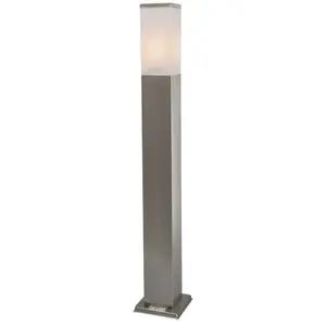 QAZQA Lampadaire extérieur en acier inoxydable acier pas cher