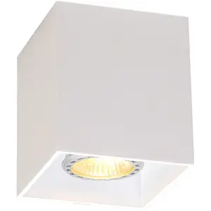 QAZQA Spot moderne blanc - Qubo 1Vendu paramazon