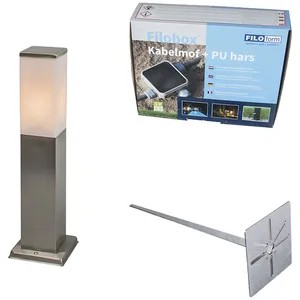 QAZQA malios - Moderne Staande Buitenlamp | Staande Lamp voor buiten -...Vendu parconforama