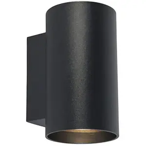 QAZQA Applique moderne ronde noire - SandyVendu paramazon