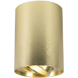 QAZQA Spot or / laiton pivotant et inclinable - Rondoo upVendu paramazon