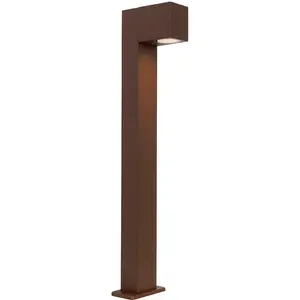 Comparateur de prix : QAZQA Lampe d'extérieur sur pied industrielle brun rouille 65 cm IP44 - Baleno