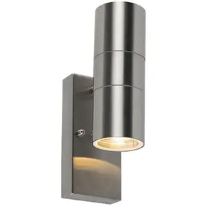 QAZQA duo - Moderne Buitenlamp Up Down voor buiten - 2 lichts - D 110 ...Vendu paramazon