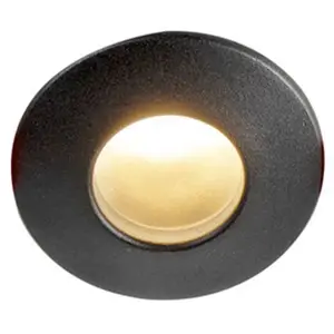 QAZQA Spot encastré moderne noir IP44 - GAPVendu paramazon