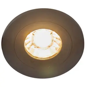 QAZQA Spot encastrable moderne noir IP44 - XENA ROUNDVendu paramazon