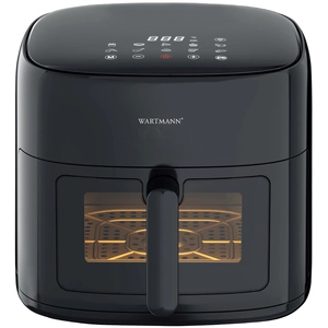 Friteuse AirFryer en céramique Wartmann WM2408 - 6L - XL Noir pas cher