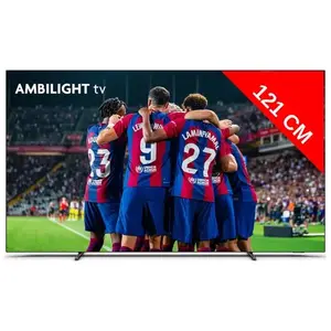 Comparateur de prix : TV OLED Philips 48OLED708 121 cm 4K UHD Smart TV 2023 Chrome satiné