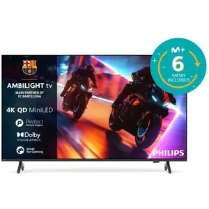 Téléviseur intelligent Philips Ambilight QD MiniLED 75" 75MLED920 4K D... pas cher