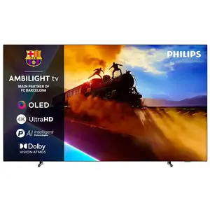 Comparateur de prix : TV OLED Philips 55OLED760 139 cm 4K UHD Ambilight 2025 Gris métal