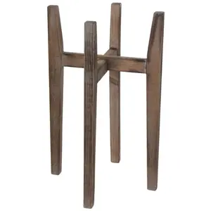 Support pour plantes - Décorations Mica - Ascot - Bois - Marron clair pas cher