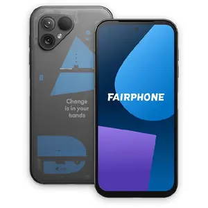 Fairphone 5 16,4 cm (6.46") Double SIM Android 13 5G USB Type-C 8 Go 256 Go 4200 mAh Transparent pas cher