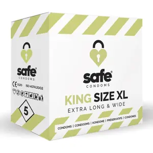 Comparateur de prix : SAFE - Préservatifs - King Size XL - 5 unités