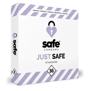 Comparateur de prix : SAFE - Préservatifs avec lubrifiant à base de silicone - Standard - 36 unités
