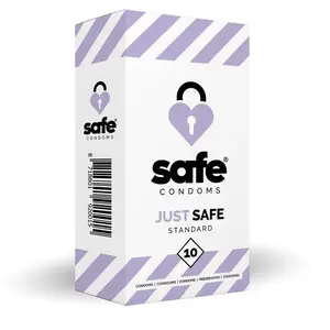 Comparateur de prix : SAFE - Préservatifs avec lubrifiant à base de silicone - Standard - 10 unités