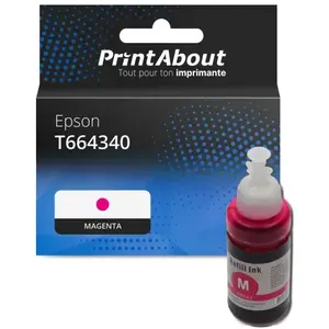 Comparateur de prix : PrintAbout Cartouche compatible Epson T664340 - Magenta