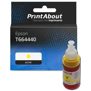 Comparateur de prix : PrintAbout Cartouche compatible Epson T664440 - Jaune