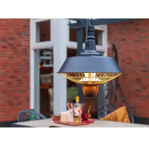 Chauffage suspendu Indus 2100 w Halogène Noir RSH16 Sunred n/a pas cher