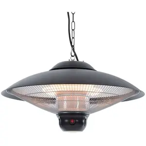 Sunred Chauffage avec télécommande Sirius 2100 W Halogène Noir CE09B pas cher