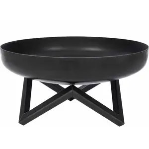 vidaXL RedFire Peio Métal Brasero 60 cm 81016, Noir, 60 x 60 x 32 cmVendu pardarty