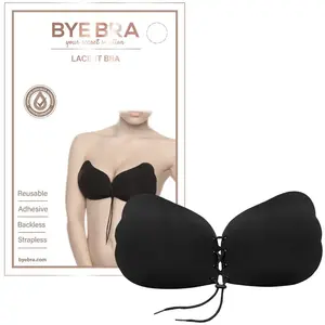 Comparateur de prix : Bye Bra Soutien-gorge bandeau adhésif dos nu Noir