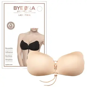 Soutien-gorge bandeau adhésif dos nu Beige Bye BraVendu parmade-in-paradis