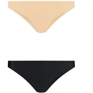 Comparateur de prix : Culotte brésilienne invisible femme Bye Bra (x2) Beige S 1052
