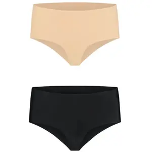 Comparateur de prix : Pack de 2 culottes taille haute invisibles Beige Bye Bra