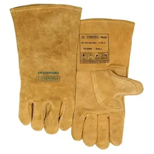 Comparateur de prix : WELDAS Gant de soudeur Bucktan taille l (9) jaune croûte de cuir en 388, en 12477, en 1149-2
