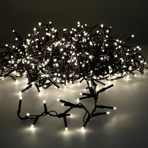 Comparateur de prix : Lumineo Guirlande led compacte clignotante exterieur blanc chaud cable vert 21m