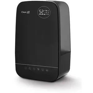 Comparateur de prix : Clean Air Optima CA-606 Humidificateur avec ioniseur et aromathérapie - Humidificateur d'air max. 480 ml/h - Capacité du réservoir d'eau de 5,5 litres - Convient pour des pièces jusqu'à 65 m²/160 m³
