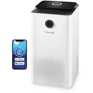 Clean Air Optima CA-704 SMARTr Dehumidifier and Air Purifier   Déhumidification Performance up to 10 Litres/Day   5 x Filter Technology with HEPA Filter, Ioniser & UV-C Lamp   Suitable up to 40 m²/100