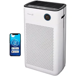 Purificateur d'air intelligent HEPA UV Clean Air Optima® CA-510Pro - HEPA H13 / 99,97% / 0,3 µm - CADR: 468 M³ - Très silencieux en mode sommeil! 10dB(A) - Idéal pour: 110m² / 275m³ / 1180ft²Vendu paramazon