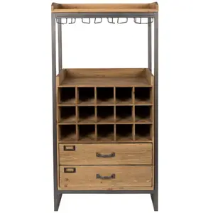 White label Meuble range bouteilles et verres Edgar - Boite à design pas cher