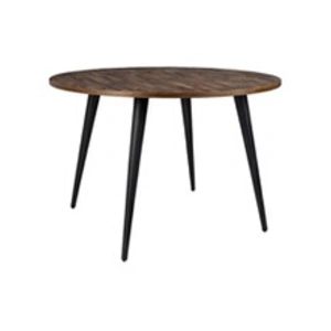 White label Felis Lifestyle Table MO 110', Teck, Marron, 110x110x76 cm pas cher