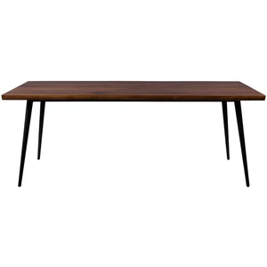 Dutchbone Table de repas en bois et acier Noyer L200