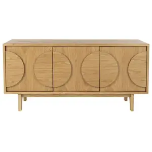 Zuiver - Buffet Groove marron - 40x120x58 cm T.U pas cher