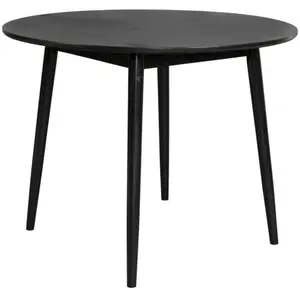 Fabio - Table à manger 2 personnes ronde en bois Drawer pas cher