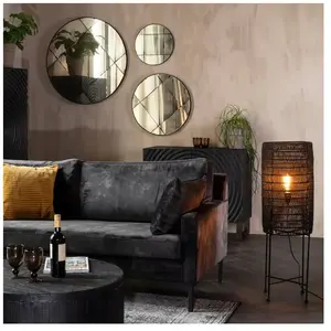 Lampadaire Kari Naturel Dutchbone en Corde de Jute Naturel 30x95cm pas cher