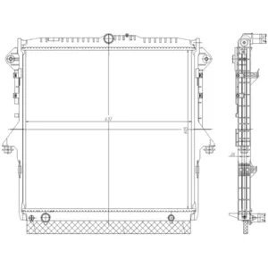 NRF B.V. Radiateur moteur pour FORD: Ranger (Ref: 560001) pas cher