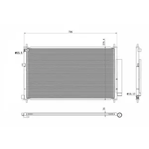 Comparateur de prix : NRF B.V. Condenseur, climatisation pour HONDA: CR-V (Ref: 350419)