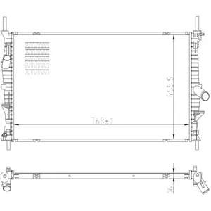 NRF B.V. Radiateur moteur pour FORD: Transit/Tourneo (Ref: 59293) pas cher