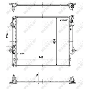 Radiateur Easy Fit Toyota Nrf 56104 pas cher