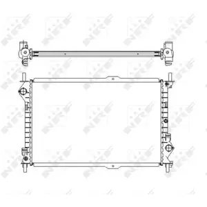 NRF B.V. Radiateur moteur pour FORD: Connect (Ref: 54755)