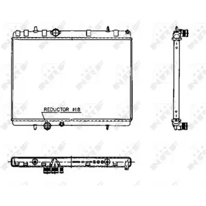 NRF 50436 Radiateur, refroidissement du moteur pas cher