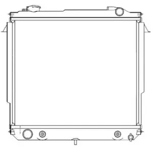 NRF B.V. Radiateur moteur pour JEEP: Wagoneer, Cherokee (Ref: 50300) pas cher