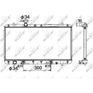 Radiateur Suzuki Nrf 53429 pas cher