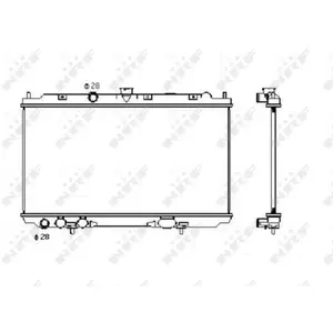NRF 53427 Radiateur, refroidissement du moteur pas cher