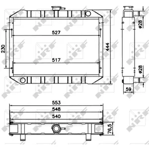 Radiateur Nissan Nrf 52048 pas cher