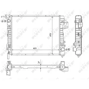 Comparateur de prix : NRF B.V. Radiateur moteur pour HONDA: Accord (Ref: 53508)